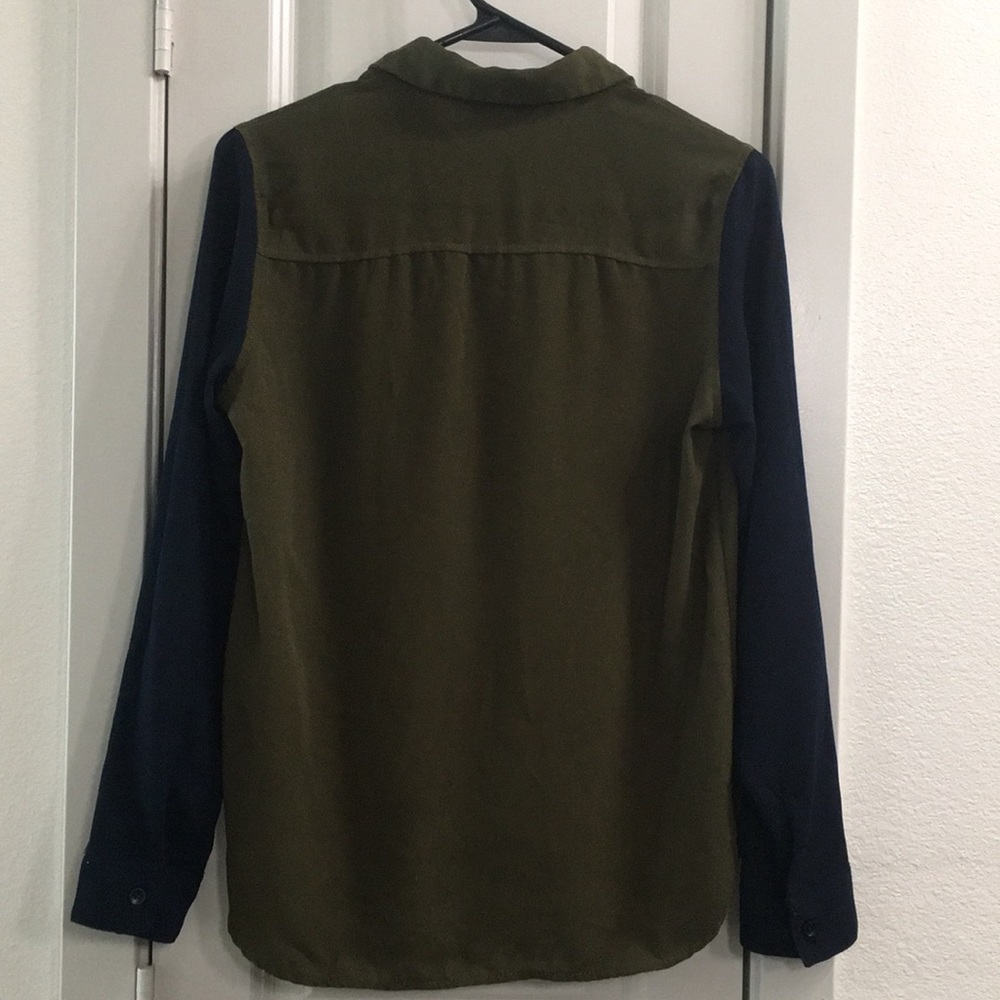 Unionbay Colorblock Button Down Blouse - image 2